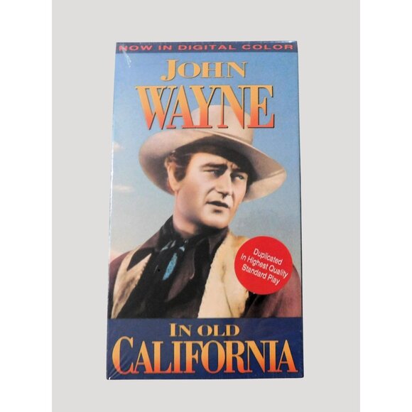 In Old California John Wayne VHS 1942 Movie Digital Color Sealed - Picture 1 of 3